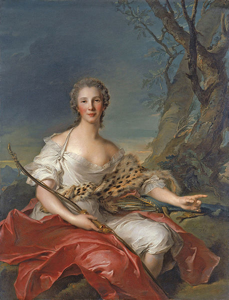 Portrait of Madame Bouret as Diana